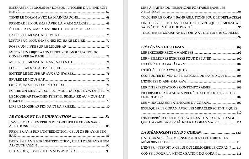 CE QUE VOUS DEVEZ SAVOIR À PROPOS DU CORAN – ÉDITIONS DAR AL MOUWAHIDIN